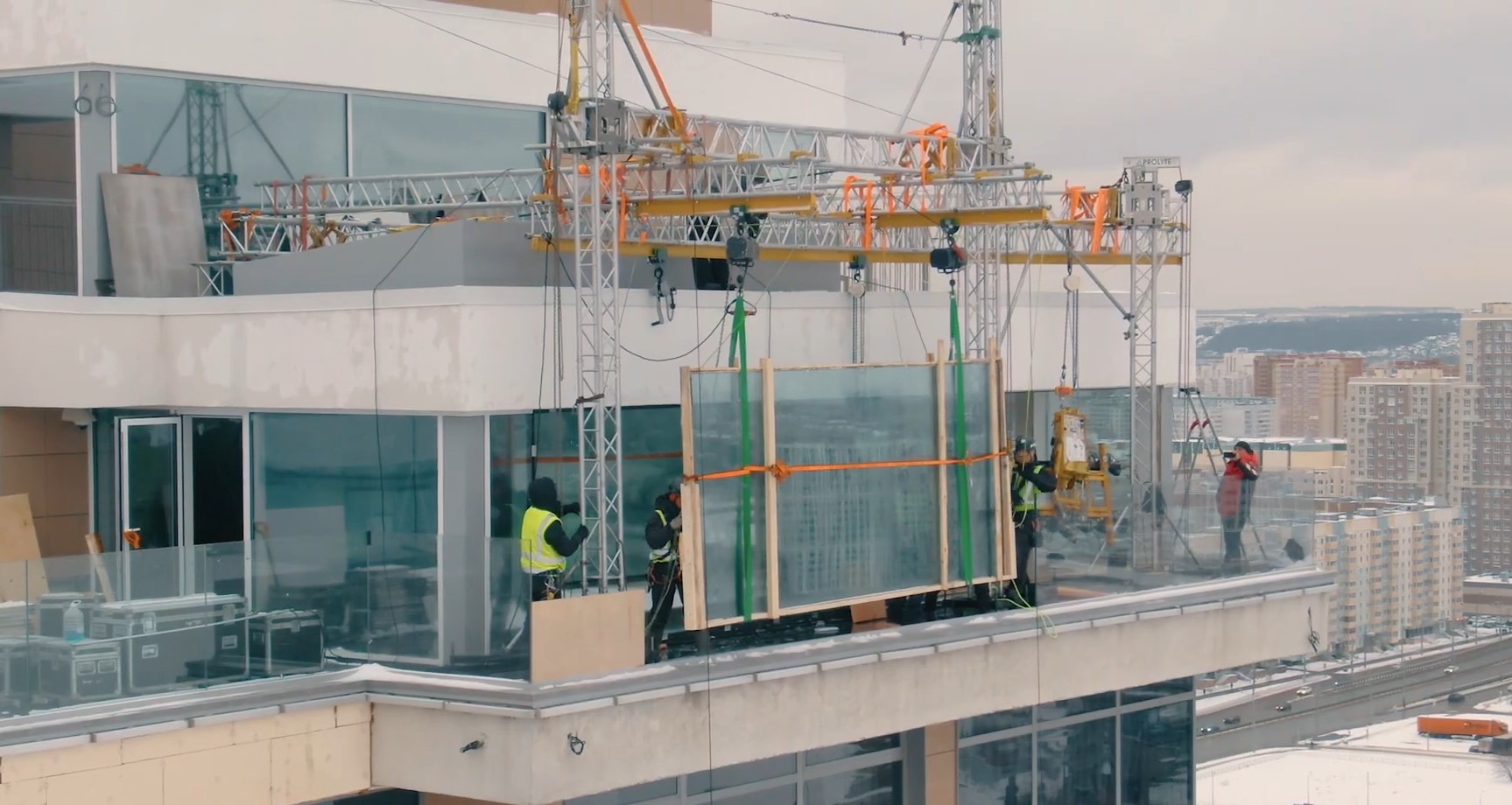 Монтаж стеклопакетов "Джамбо"